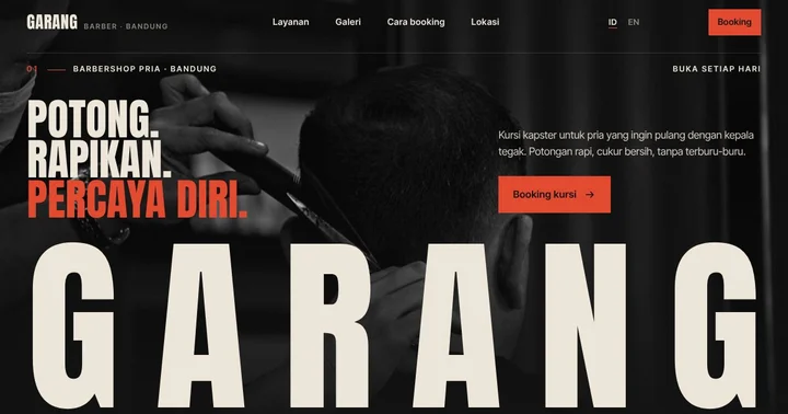Home page of Garang