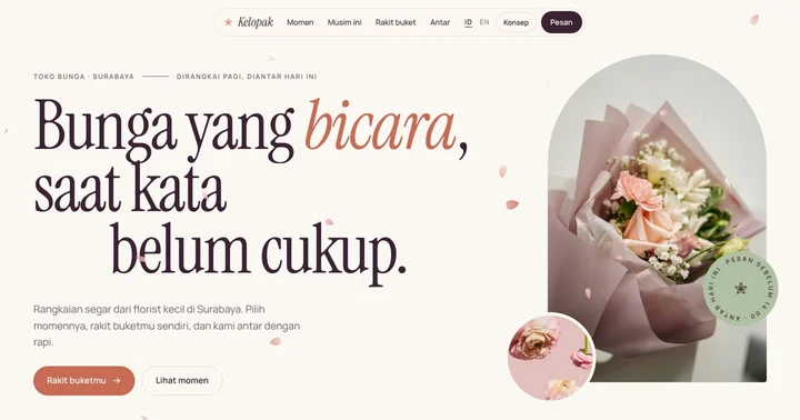Home page of Kelopak